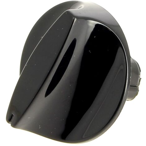 Spares2go Perilla para Controlar la Temperatura compatible con New World Cocinas Hornos (Negro/Plata
