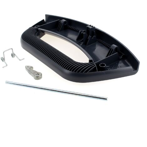 Kit Maniglia Sportello Per Lavatrice Indesit | Sostituzione Ricambio Originale C00076583 | Adatto A Modelli: W123suk, W133suk, W143suk, We12uk E Altri (Colore Argento) - 3