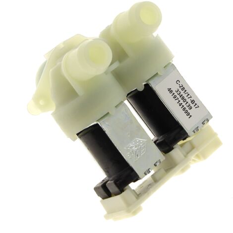 Elettrovalvola a 2 vie 480111100199 per lavatrice whirlpool (1/2)