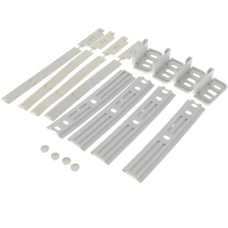 thumbnail image 2 of Universal Integrated Fridge Door Slide Mounting Bracket Kit (4 Pack) – DIY Slider 2 of 6