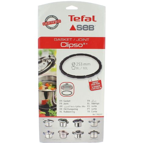 Guarnizione Clipso 8l/10l d=253, 792237 per pentola a pressione seb