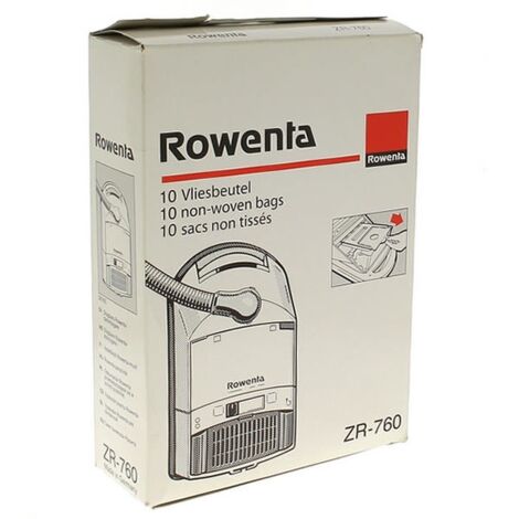 Sacchetti per vuoto zr760 par 10 originale per rowenta hoover (1/2)