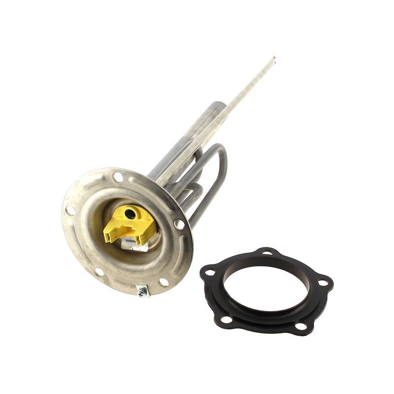Kit Resistenza Elettrica Per Scaldabagno – Monoblocco Filettato 1¼” Con Anodo Di Magnesio E Guarnizione – Potenza 1500 W – GOLDMAN SERVICE
