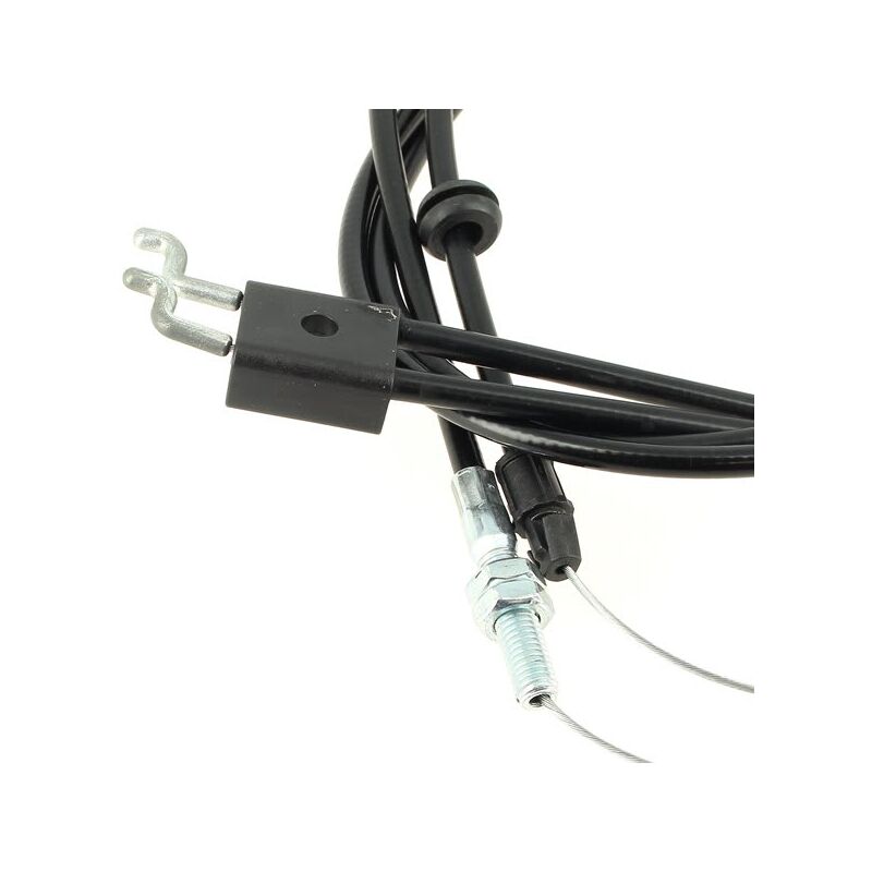 Easyboost Leva Di Comando Acceleratore Universale Acciaio Con Cavo Gas Rigido Raccordo Z Per Riparazione Di Tosaerba - Foto 12