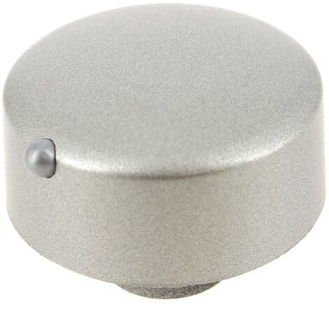 Manopola Per Piano Cottura LUTH Premium - Compatibile Con Vestel 42122223 - Diametro 33mm Colore Argento - Ricambio Elettrodomestico