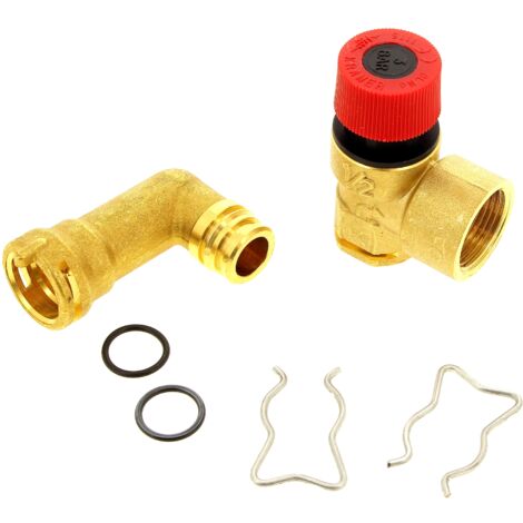 Valvola Di Sicurezza Ottone 1/2'' 3BAR - Per Acqua E Olio, Automatica, Filettatura Gialla - Foto 13