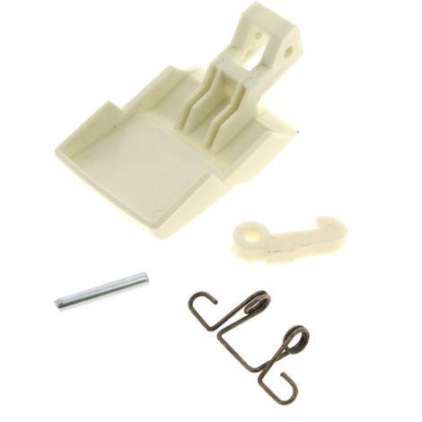 Maniglia Completa Per Sportello Lavatrice Indesit - Colore Bianco, Ricambio Originale C00076447 - Compatibile Con Modelli LNA800, W145TXEX, WD106 E Altri
