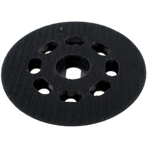Piastra Di Levigatura Autoadesiva Tivoly Ø125 Mm – Compatibile Con Smerigliatrice M14 E Trapano Asta 6 Mm, Supporto In Schiuma Per Velcro