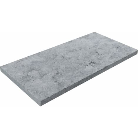 Margelle 3cm Pierre Marbrière - Royal Grey - Sablé Brossé - AR 33x3cm BR - Vendu à la pièce