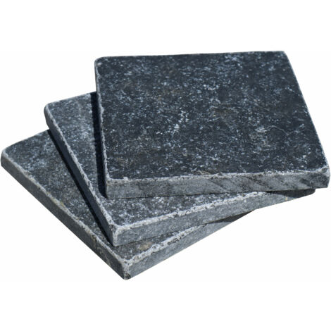 Faïence Marbre Bluestone - Bleu - Vieilli - 10x10x1cm