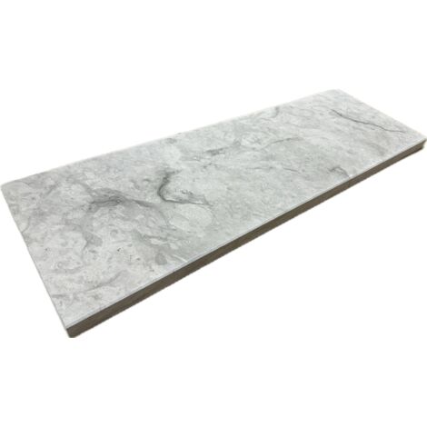 Margelle 3cm Marbre Thala Flammé - Gris - 33x100x3cm BD - Vendu à la pièce