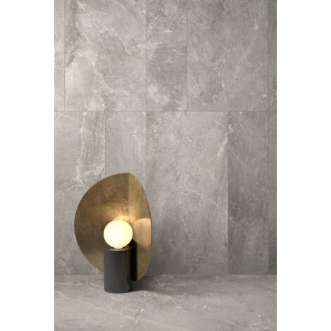 Grès cérame - MUSE 2.0 - Grey Marble - Poli - 30x60x0,95cm