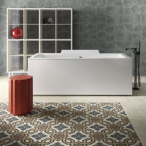 Grès cérame - LONDON - Bianco - 20x20 - Mat - (1,16 m²)