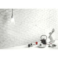 Faïence - MUSE - WHITE - Naturel - 90x30x1,17cm