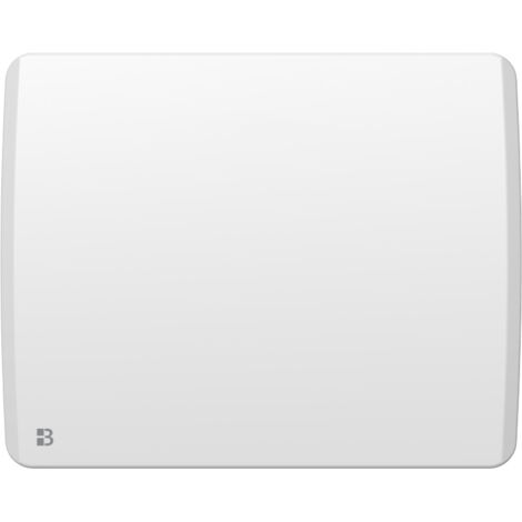 Radiador eléctrico fijo cerámico de inercia seca Bestherm ARIA blanco horizontal de 1000W (sin enchufe)