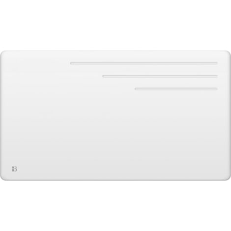 Radiador eléctrico fijo horizontal de hierro fundido por inercia seca Bestherm MOTU de 1500 W, blanco (sin enchufe)