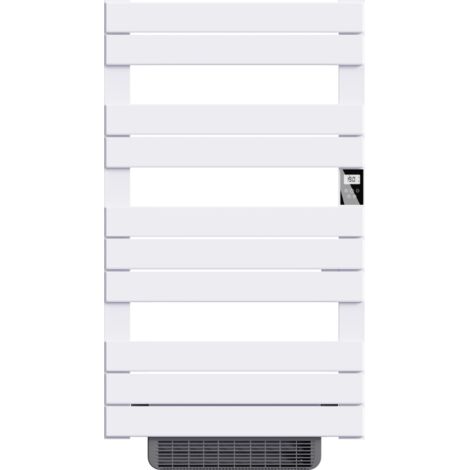 Secador de toallas eléctrico sin líquido con ventilador 500W+1000W Al.108,4xAn60cm Bestherm HANAE blanco