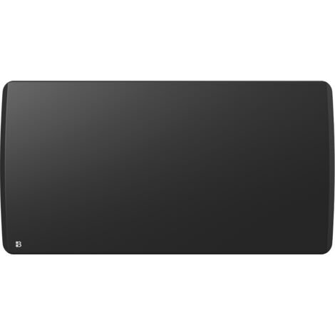 Radiador eléctrico fijo de inercia seca cerámica 2000W Bestherm ARIA horizontal negro (sin enchufe)