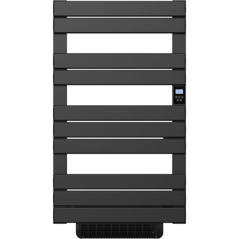 Secador de toallas eléctrico sin líquido con ventilador 500W+1000W Al.108,4xAn60cm Bestherm HANAE blanco