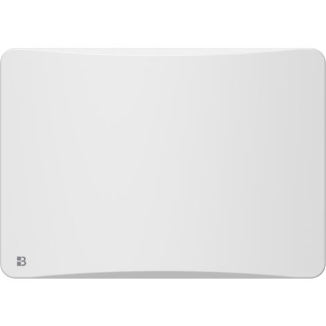 Elektrischer fester Heizkörper mit trockener Guss-Trägheit + Folie + Plug & Play 1000W Bestherm ALMEA horizontal weiß