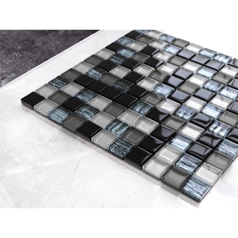 250 Carreaux De Mosaïque En Jade Glacé – 1,5 Cm Carré, 500 G – Verre Facile à Couper Pour DIY Et Décoration