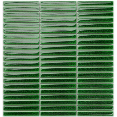 Mosaïque en céramique sur maille pour salle de bain ou cuisine 28.2cm x 29cm - Greenpeace