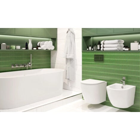 Mosaïque en céramique sur maille pour salle de bain ou cuisine 28.2cm x 29cm - Greenpeace