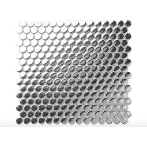 Ilcom – Mosaïque en céramique antidérapante 31.7 x 29.3 cm – Pour salle de bain et cuisine – Facile à couper – Résistante aux hautes températures