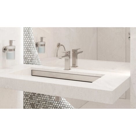 Mosaïque en céramique sur maille pour salle de bain ou cuisine 31.7cm x 29.3cm - Oscar Wilde