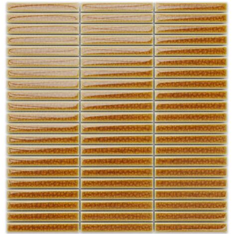 Ilcom – Mosaïque en céramique 28.2cm x 29cm – Pour salle de bain et cuisine – Épaisseur 7mm – Résistante aux hautes températures et rayures