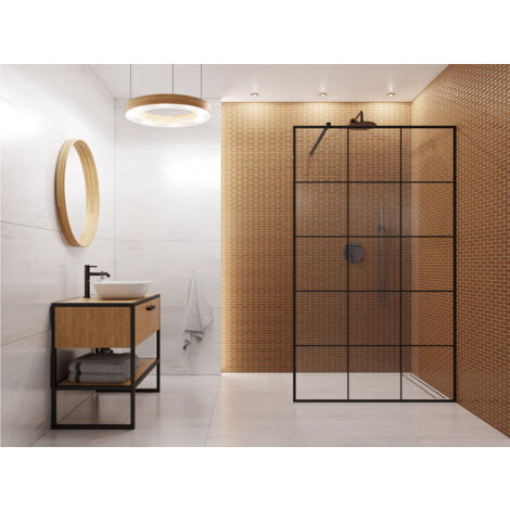 Mosaïque en céramique sur maille pour salle de bain ou cuisine 30cm x 30.5cm - Caramel Savoiardi