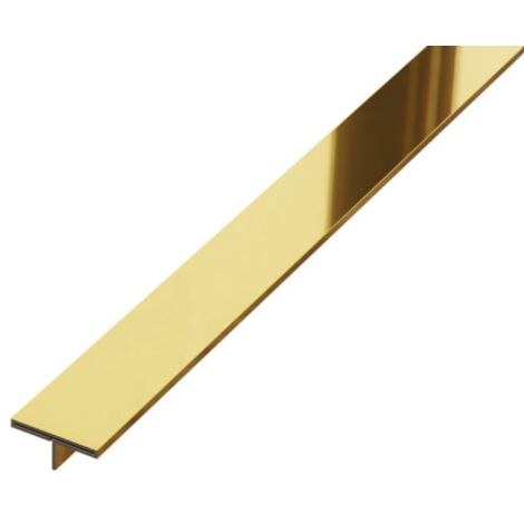 Ilcom – Couvercle de joint rectifié en acier inoxydable 1.5cm x 270cm – Résistant à la chaleur et aux produits chimiques – Finition or brillant (1/4)
