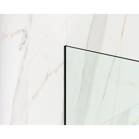 Profilé en acier inoxydable LSS pour montage sur verre 8-10mm Mur de douche 11mm x 2400mm - argent brillant