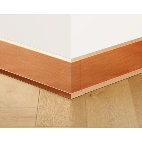Coin extérieur FL pour plinthes F en acier 10cm x 3cm x 3cm - cuivre satiné