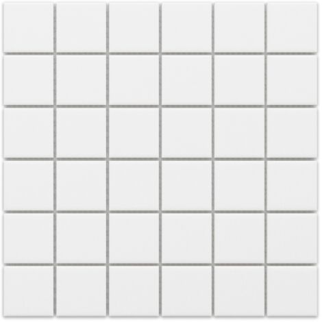 Ilcom mosaïque en céramique sur filet pour salle de bain et cuisine 30cm x 30cm - Dolomiti