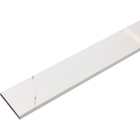 Plinthe en céramique 120 cm 7 cm, épaisseur 0,9 cm, biseauté et coloré - Carrara
