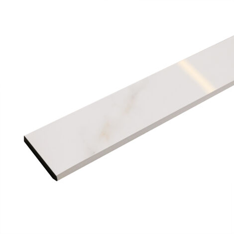 Plinthe en céramique 120 cm 7 cm, épaisseur 0,9 cm, biseauté et coloré - Swiss Gold