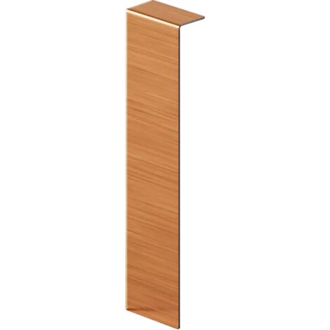 Raccord FCI pour plinthes FC en acier 10cm x 2cm x 1cm - cuivre satiné