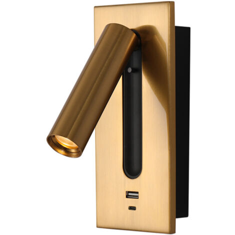 PAPUQ LED Wandleuchte 7W 3000K - Beleuchtung Für Bilder & Spiegel