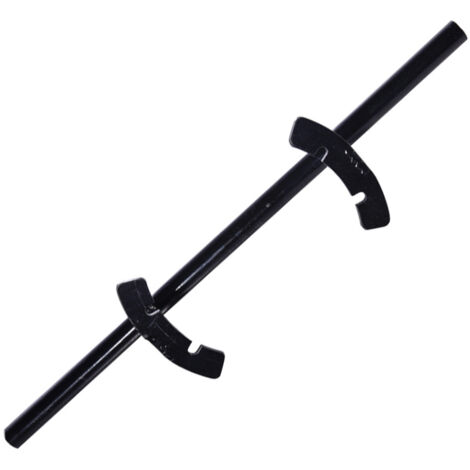 WISEPRO 3-teiliges Lockout-Schraubenschlüssel-Set – Für Rohrverriegelungen, 1/2", 3/4", 1", Versetzte Biegung