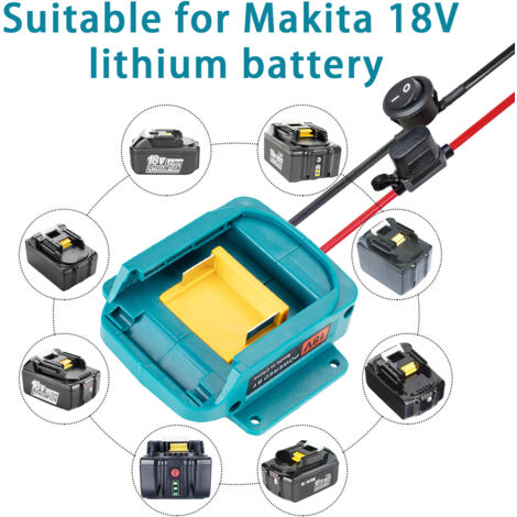 Câbles De Démarrage 10AWG Pour Batterie Makita 18V - Set De Boost Auto Pratique