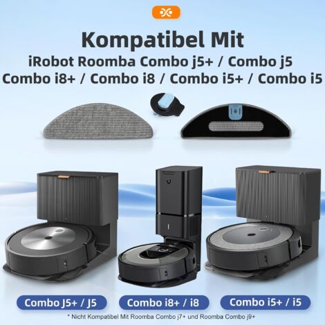Waschbare Wischpads Für IRobot Roomba Combo I5/i5+/j5/j5+ – 6 Stück Mikrofaser-Ersatzpads