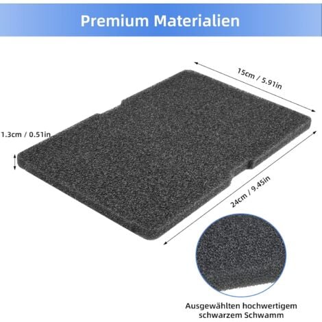 Trockner Filter Ersatz 4er Set - Für Bosch 12022801 Schwammfilter