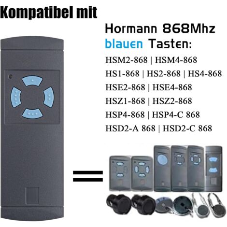 Mando Hörmann HS 1 BS - Emisor Manual De 1 Pulsador 868 Mhz - 4511720
