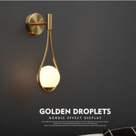 Moderne LED-Wandleuchte, industrielle Wandleuchte, verstellbare Wandleuchte, Glas, runder Kugel-Lampenschirm, E27, Metall-Wandleuchte, Wohnzimmer, Flur