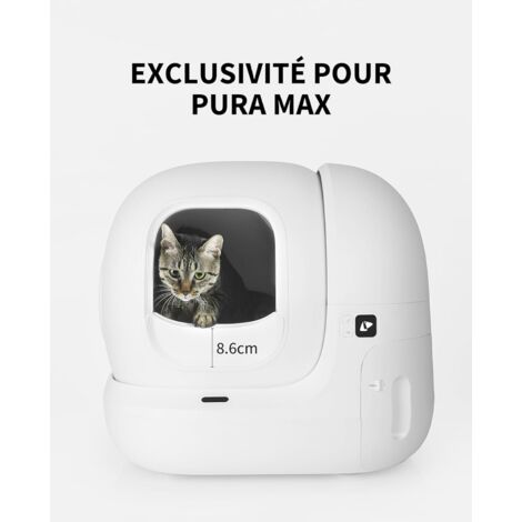 Geeignet für den erhöhten Eingangszaun von PETKIT für die selbstreinigende Katzentoilette Pura Max, Katzentoilettenzubehör, Klappe zur Verhinderung des Austretens von Urin und Streu