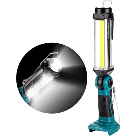 LED Arbeitsleuchte Für Einhell 18V Akku | 57 LEDs Mit USB-Ladefunktion | Baustellenleuchte