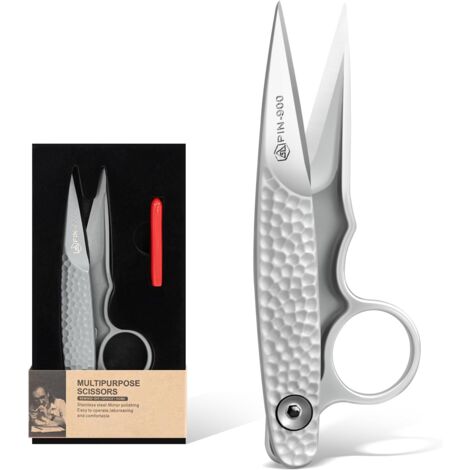 Maul Anti-Ciseaux Schere Aus Edelstahl – 15 Cm, Für Rechts- & Linkshänder, Mit Gummigriff
