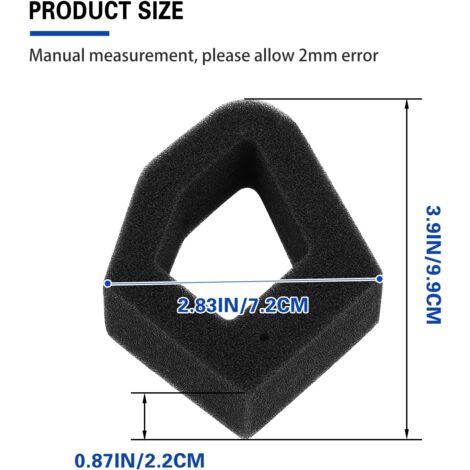 10 Filtri Aria Haishine Per Decespugliatore HONDA GX35, GX35NT, HHT35S, Sostituisce 17211-Z0Z-000 - Foto 2