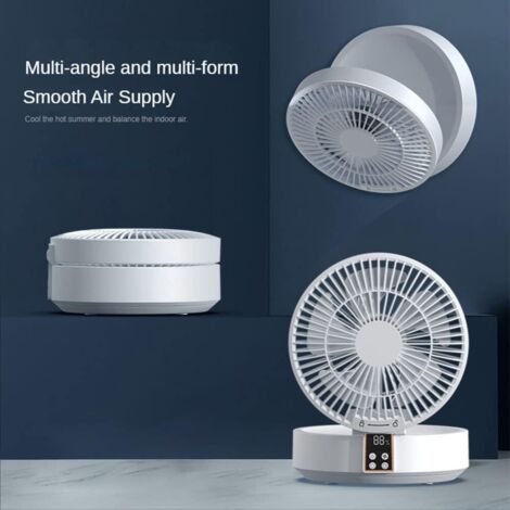 Woozoo Tischventilator – Leise, Mit Fernbedienung, Multidirektional Schwenkbar